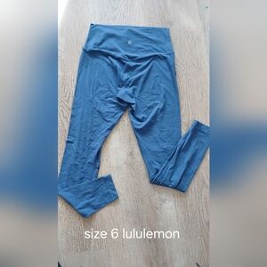 lululemon athletica Blue Leggings